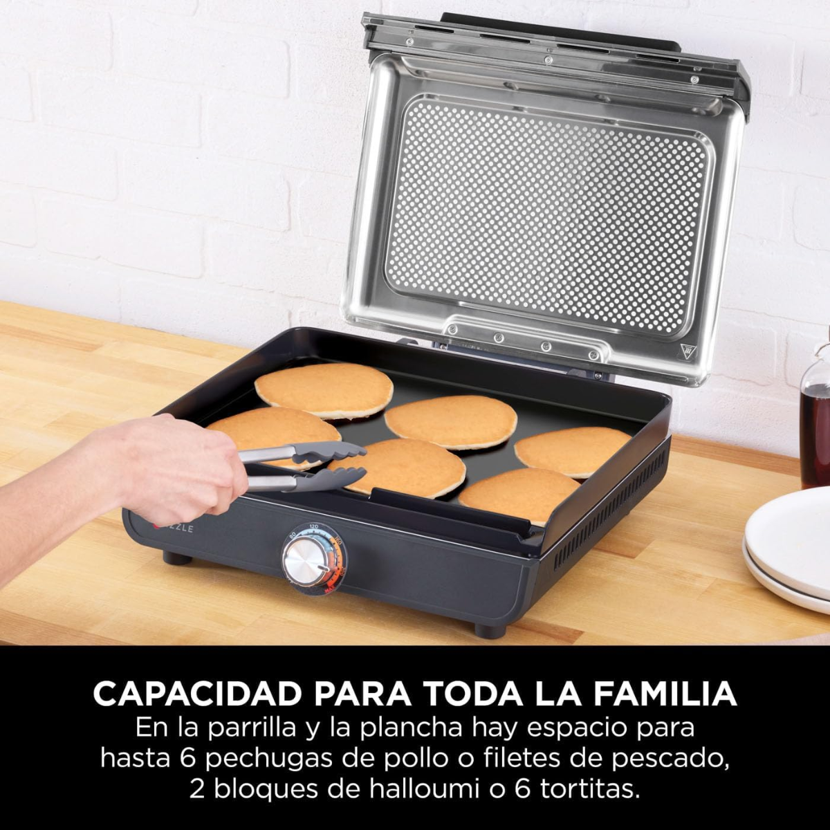 Parrilla GrillAir™ - Sellado pro sin abrir ventanas ni llenar todo de olor
