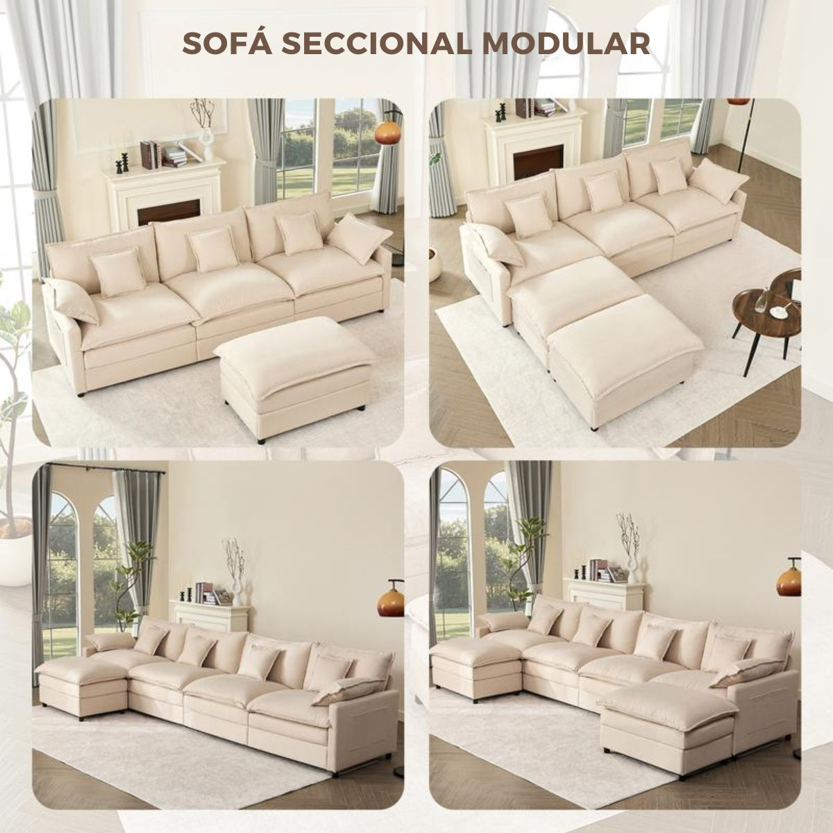 Sofá FirmSeat™ - Comodidad profunda que no pierde forma