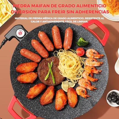 Parrilla DailyGrill™ - Calentamiento rápido de 1000W para cocinar sin esperar.