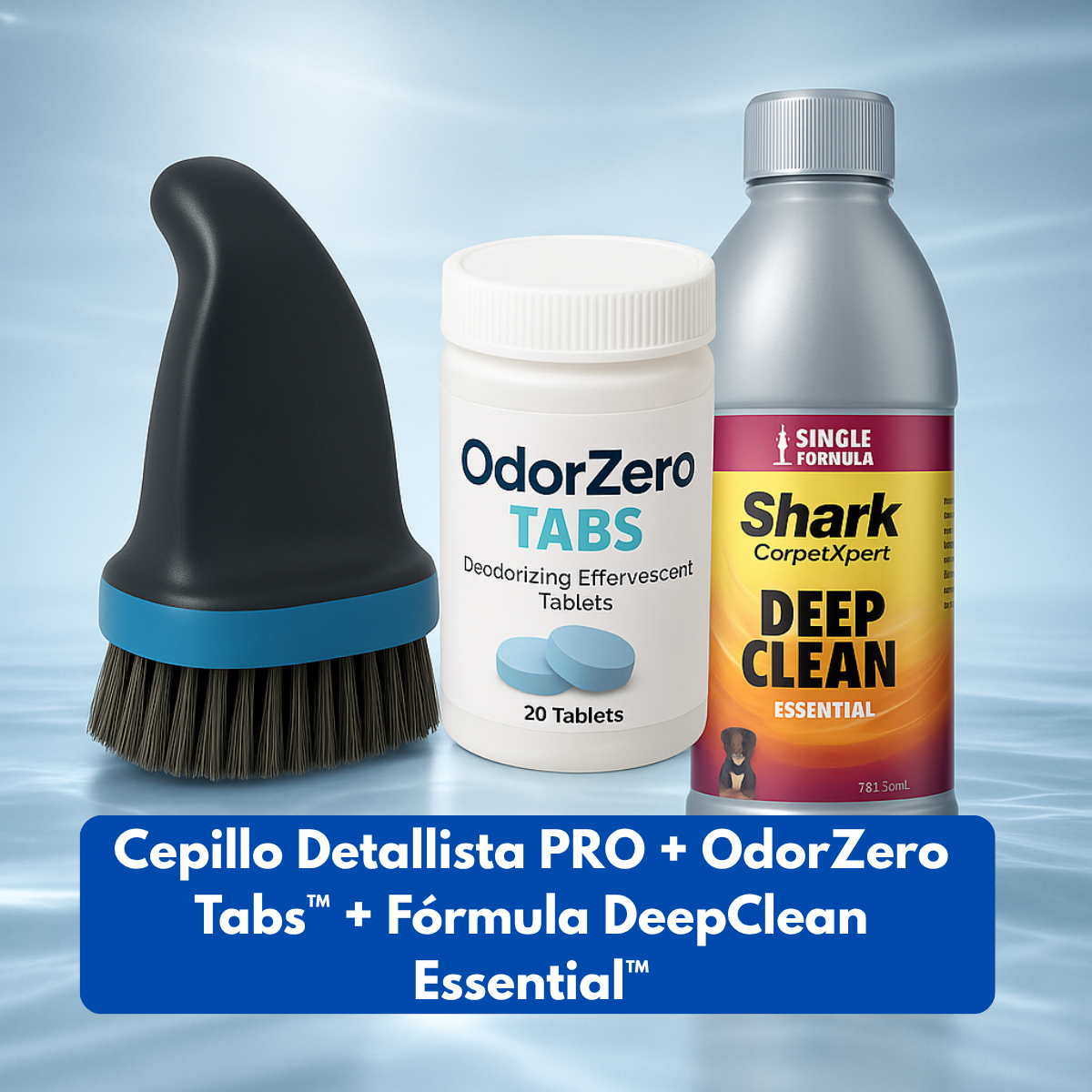 PACK PREMIUM  - DEEP CLEAN + ODORZERO TABS + CEPILLO MULTIUSO