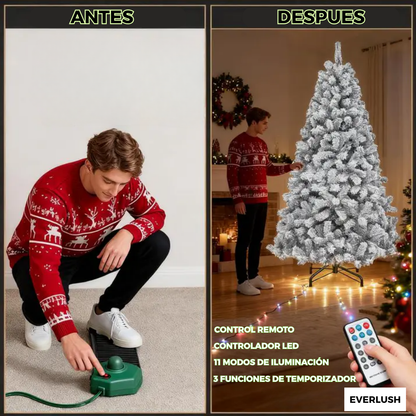 Arbol Navideño EverLush™ - El centro vivo de tu Navidad, sin fallas