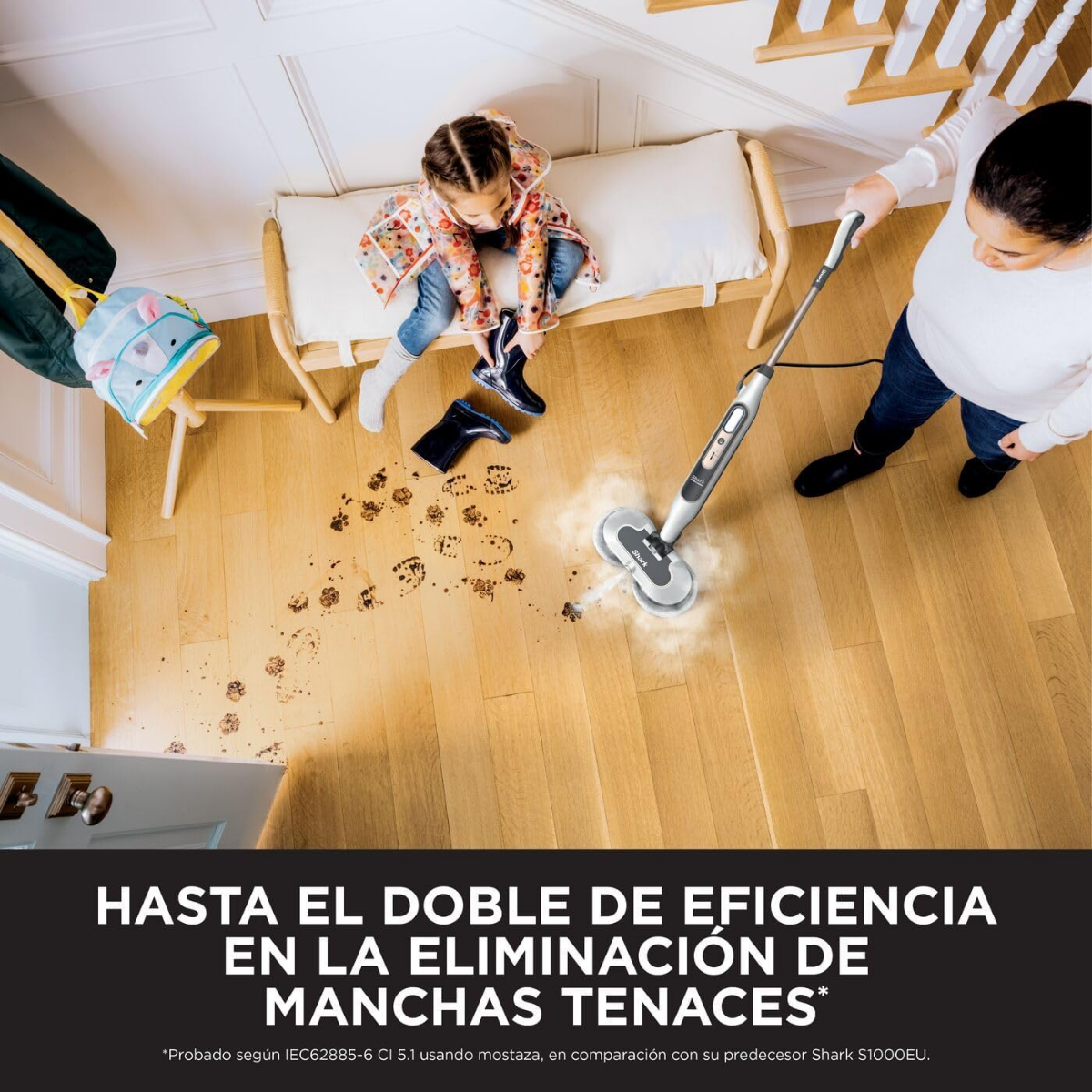 Fregona a Vapor TrueClean™ - Pisos perfectos sin repetir