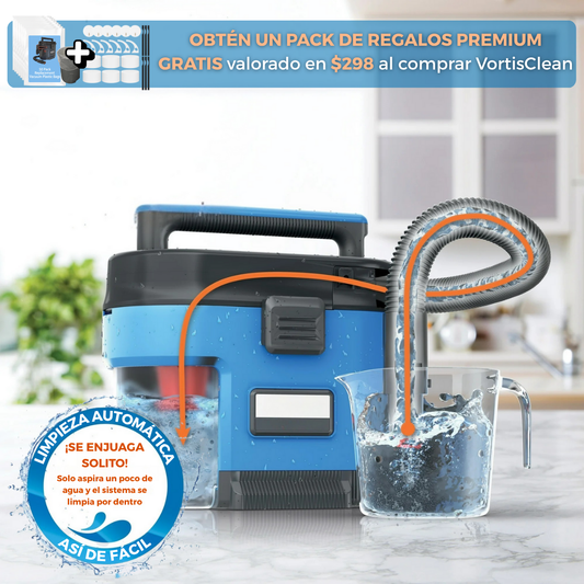 Aspiradora VortisClean - Pequeña, poderosa y lista para todo